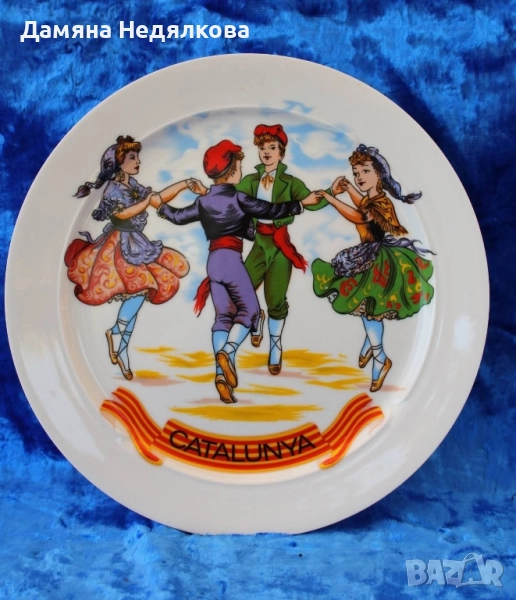 порцеланова чиния catalunya , снимка 1