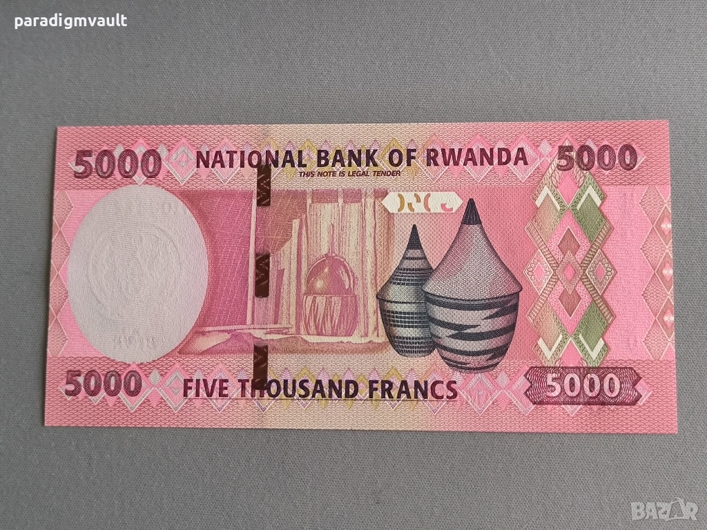 Банкнота - Руанда - 5000 франка UNC | 2024г., снимка 1
