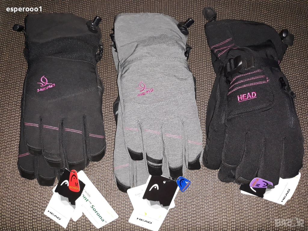 Дамски ски ръкавици HEAD и Trespass, снимка 1