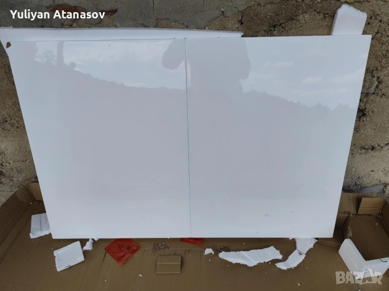 БЯЛА РАЗТЕГАТЕЛНА ТРАПЕЗНА МАСА ТАРЗАН 120/80/76 СМ CARRYHOME, снимка 1