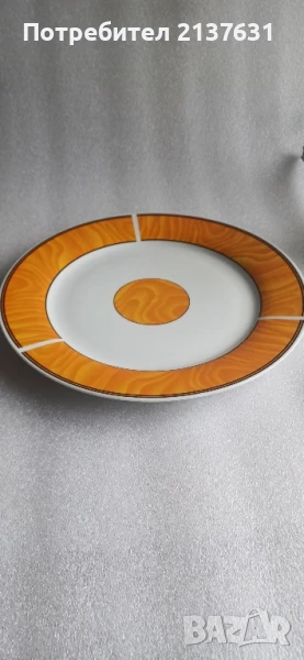 НОВА  ! ГОЛЯМА ПОРЦЕЛАНОВА ЧИНИЯ  - ПЛАТО , снимка 1