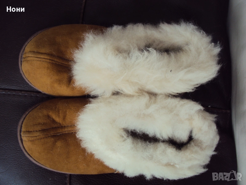 Детски пантофки от естествена кожа номер 32/33, снимка 1