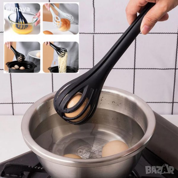 1177 Мултифункционална кухненска щипка за сервиране и готвене 27.5см, снимка 1