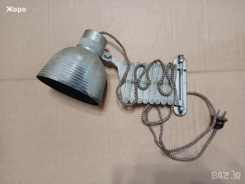 разтегателна промишлена лампа с рефлектор, снимка 1