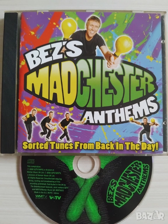 Bez's Madchester Anthems - оригинален диск музика, снимка 1