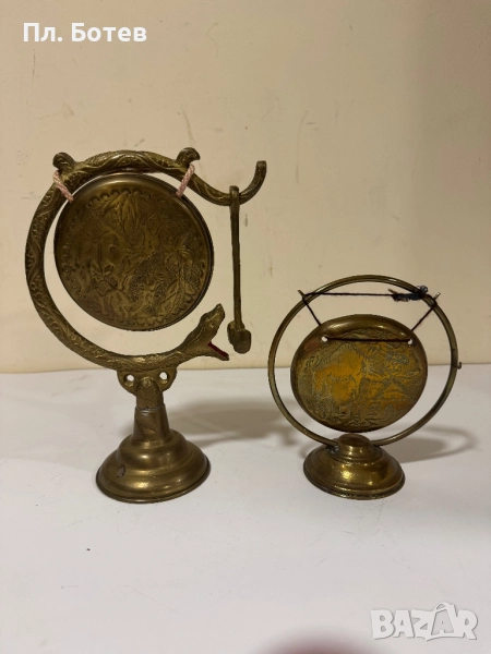 Стар бронзов гонг, снимка 1