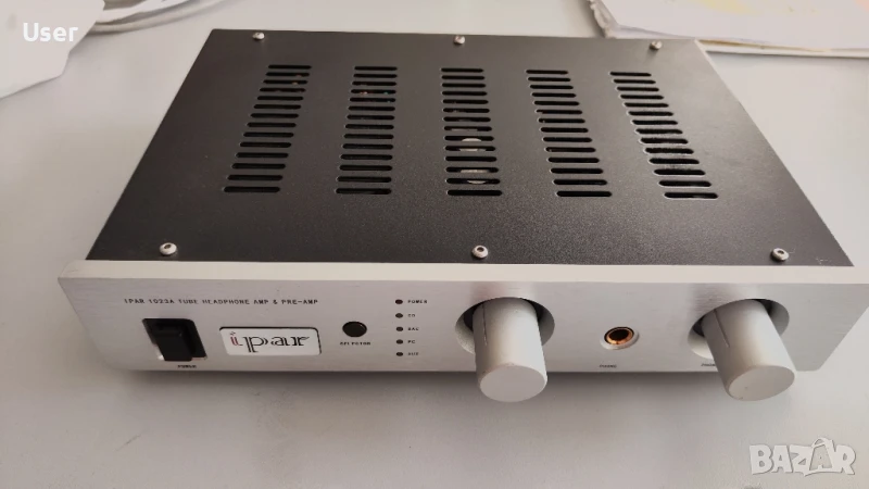 IPAR 1023A висококачествен слушалков лампов усилвател , снимка 1