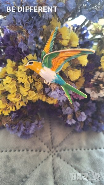Брошка птица, снимка 1