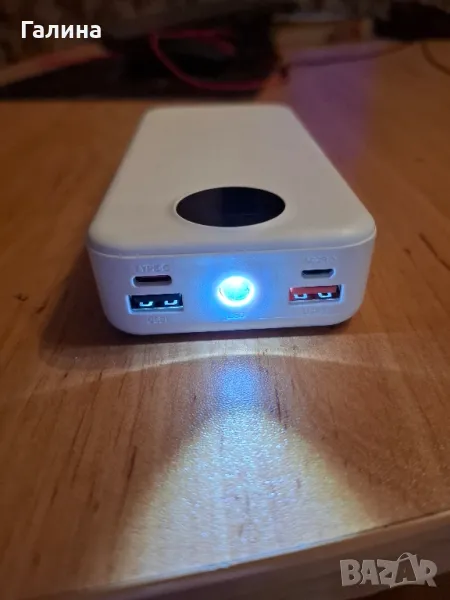 Пауър банка бял 20 000 mAh Power bank, снимка 1