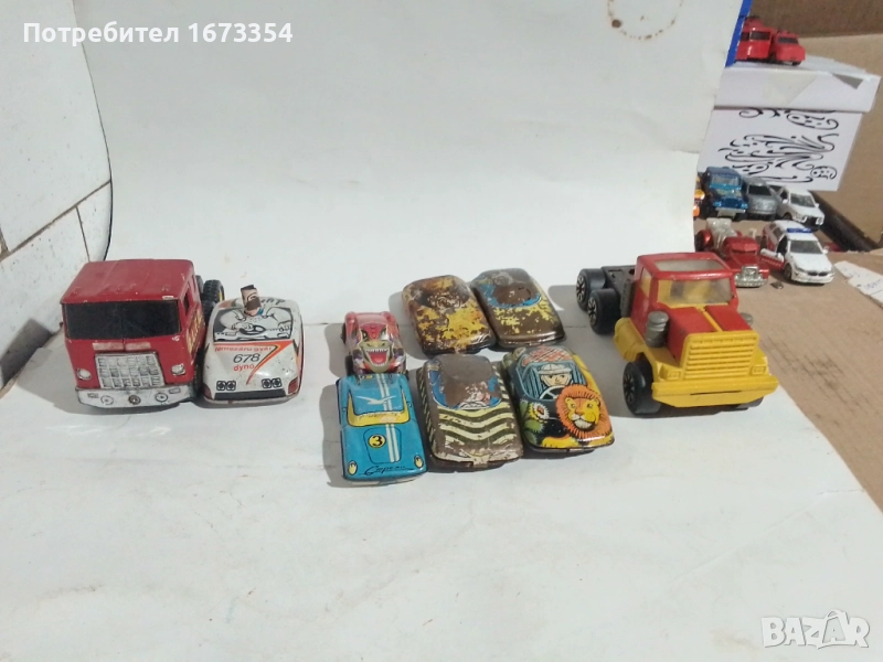 Колекционерски колички(ламаринени)руска + японски, снимка 1