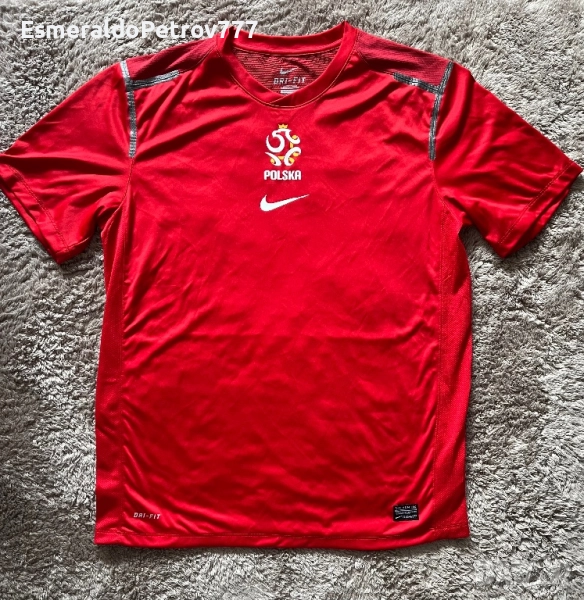 Мъжка футболна тениска Найк Полша, снимка 1