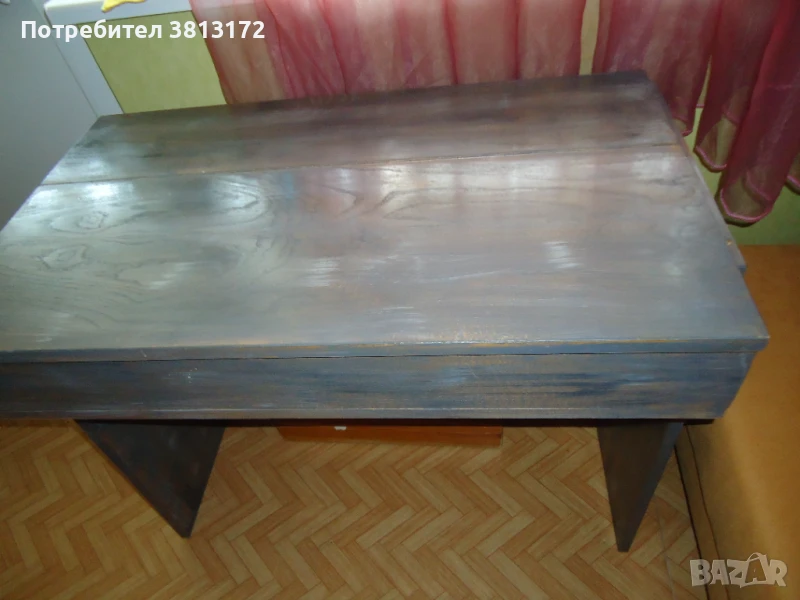 холна маса и бюро състарен ефект, снимка 1