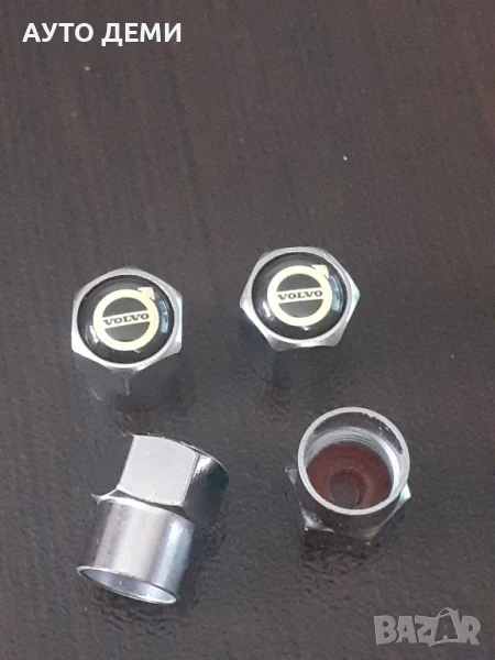 ТОП цена за 4 бр-3.50 лв пластмасови капачки за вентили Волво Volvo, снимка 1