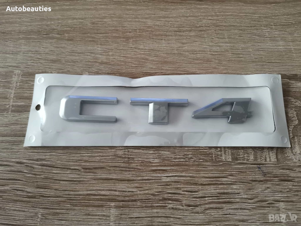 сребристо лого Cadillac CT4, снимка 1