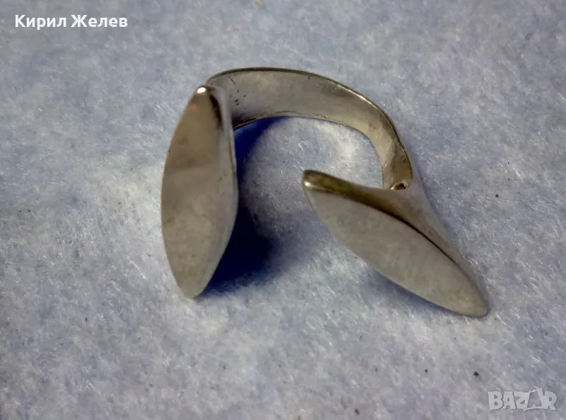 СЕЗГИН - ШАРМАНТЕН БУТИКОВ ФЕШЪН АРТ ОТВОРЕН МОДЕЛ СРЕБЪРЕН ПРЪСТЕН СРЕБРО 925 SEZGIN 49112, снимка 1