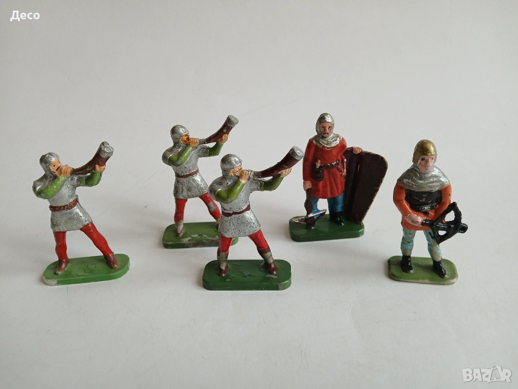 Стари полски фигурки рицари., снимка 1