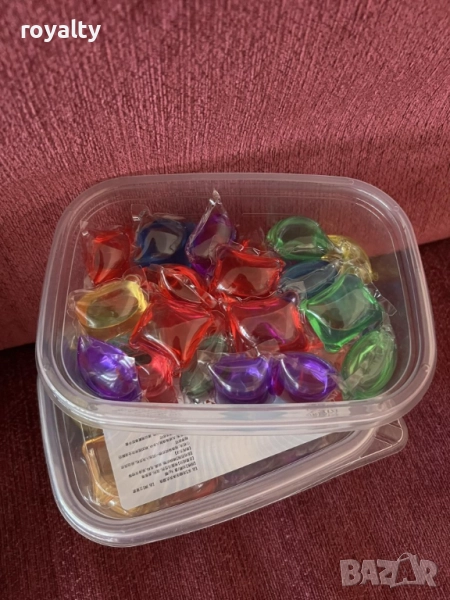 Капсули за пране. Подходящи за бели и цветни дрехи. Аромати - жълт (Шанел), син (море) и т.н., снимка 1