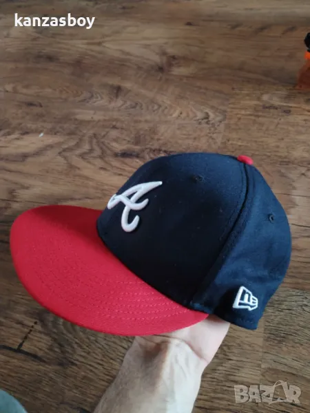 new era atlanta braves hat - страхотна мъжка шапка КАТО НОВА, снимка 1