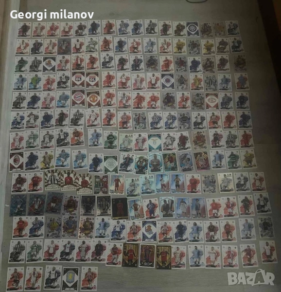 Продавам колекция от футболни карти , снимка 1