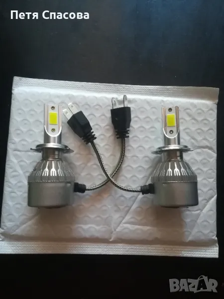 Комплект 2бр. Led Крушки H7, 6000k, снимка 1