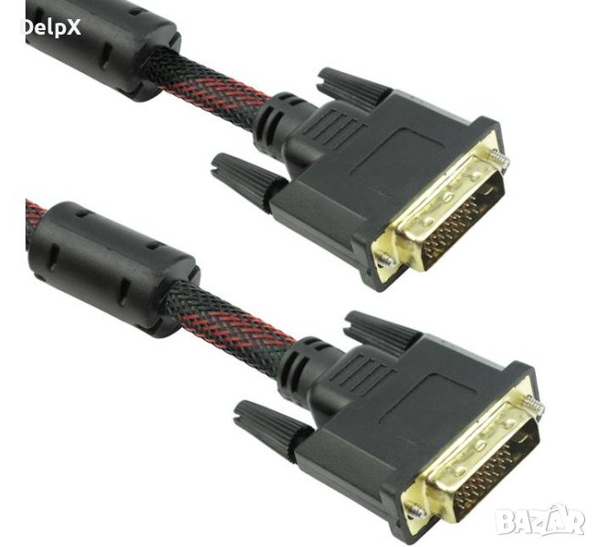 Кабел DVI 25pin(м) 5m, снимка 1