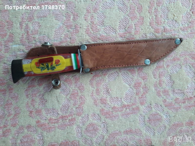 Нож вмз  сопот еделвайс роза, снимка 1