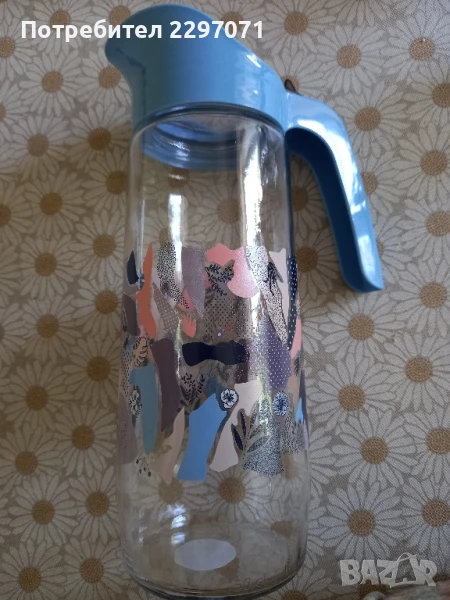 Стъклена кана, снимка 1
