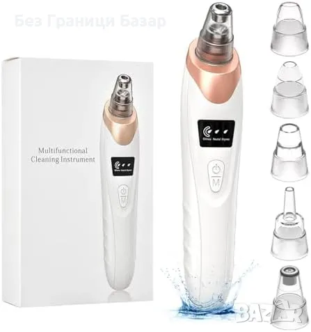 Нов USB Вакуум уред за почистване на пори черни точки акне лице кожа, снимка 1