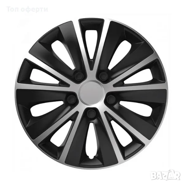 Тасове за джанти 13, 14, 15, 16 цола Versaco rapid silver silver black, снимка 1