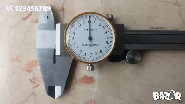 Шублер с индикаторен часовник 0.02 - 150мм / 0,02-200 мм /, снимка 1