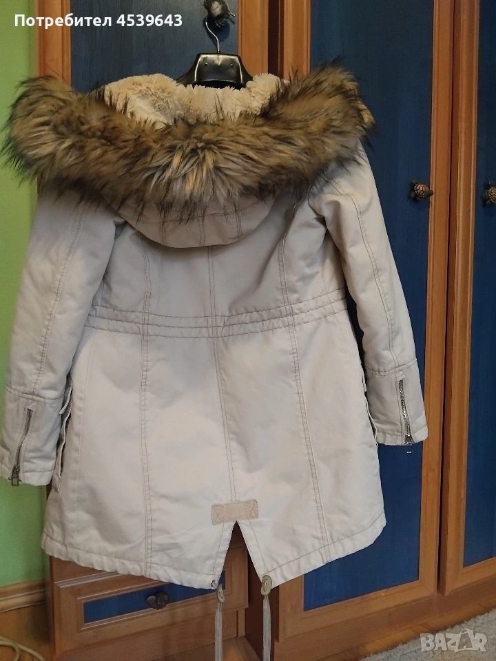 Дамско зимно яке парка XS, снимка 1