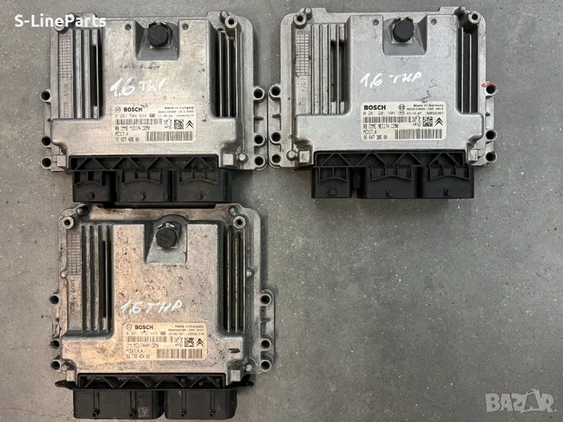 Компютър двигател ECU BOSCH MED17.4 Peugeot Пежо pejo 1.6 THP 9665742680 9813045480, снимка 1