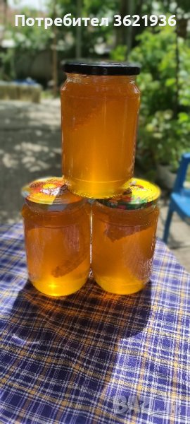 пчелен мед от кориандър букет и слънчоглед., снимка 1