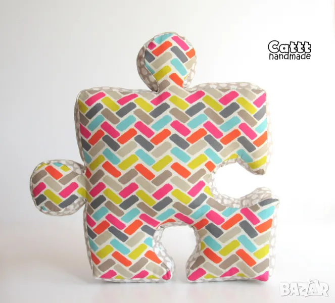 Възглавница парченце от ПЪЗЕЛ, снимка 1