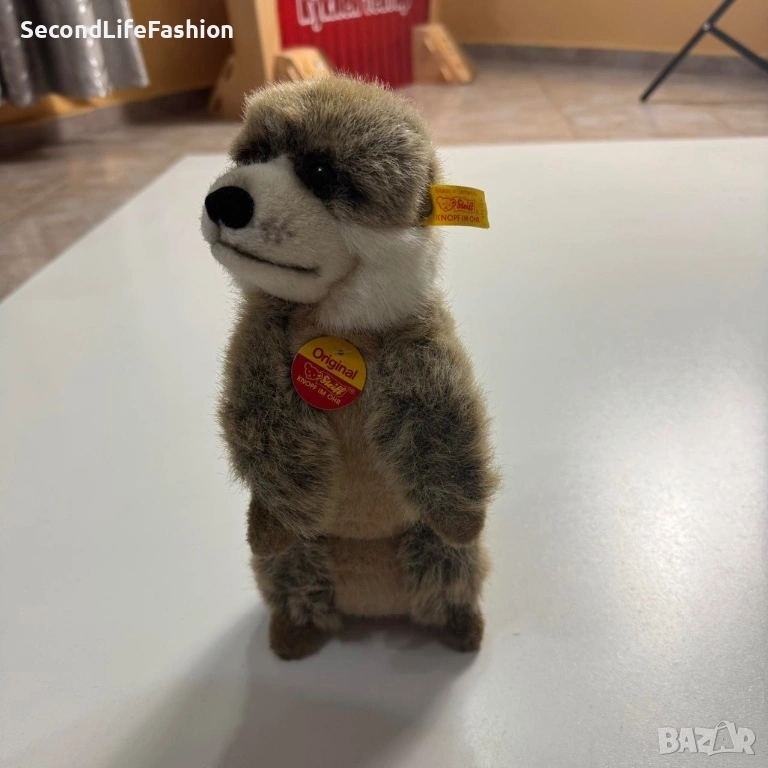 Плюшена играчка Steiff Vintage Prairie Dog 28 см от 90те колекционерска , снимка 1