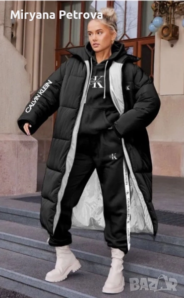 Зимно дълго яке Calvin Klein, снимка 1