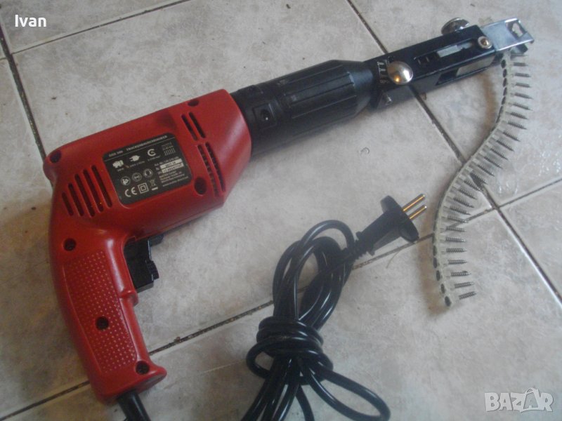 Нов Немски Профи Ел.Винтоверт За Гипсокартон/Серийно Завинтване Винтове Лента-За Сухо Строителство, снимка 1