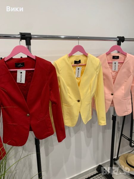 Дамско сако в три разцветки, снимка 1