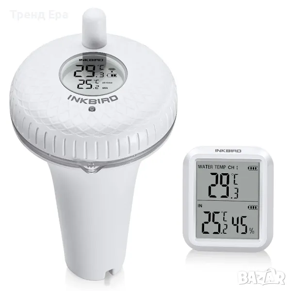 Безжичен термометър за басейн Inkbird, снимка 1