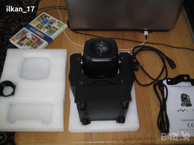 DJ прожектор LED.с движеща се глава Movin Head Beam+Spot 75W НОВО! Внос Германия!, снимка 5 - Други - 50503429