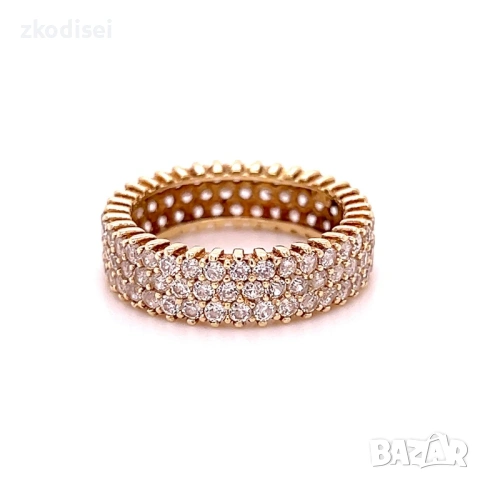 Златен дамски пръстен 4,49гр. размер:54 14кр. проба:585 модел:36388-3