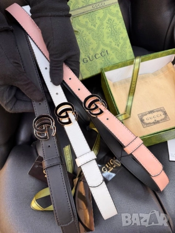 Колан+сертификат+торбичка 2,7см Gucci 