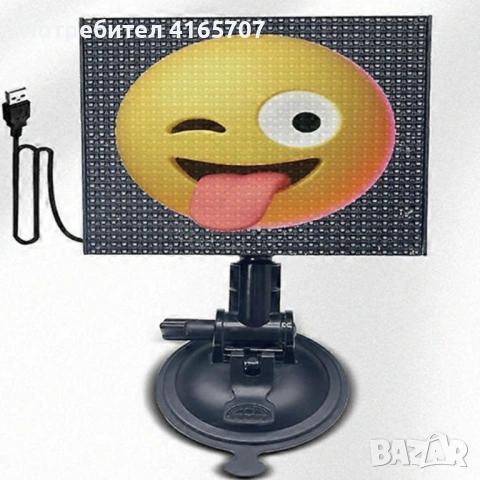 Интелигентен LED екран 32×32 за заден прозорец на автомобил – Модел Pixel RGB с Bluetooth управление, снимка 2 - Друга електроника - 53155582