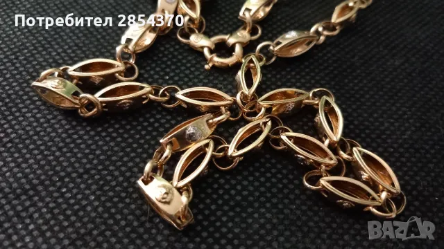Златен ланец , снимка 3 - Колиета, медальони, синджири - 47323192