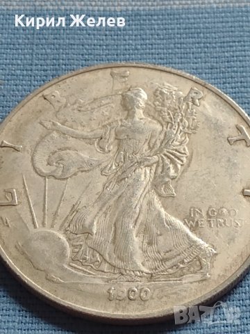 Монета 1 долар 1900г. САЩ РЕПЛИКА на Американския сребърен долар за КОЛЕКЦИЯ 30014, снимка 5 - Нумизматика и бонистика - 42698615