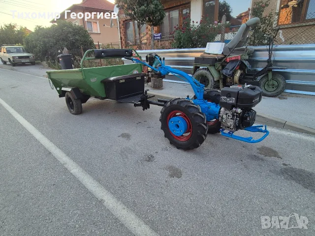 продава се Беларус МТЗ 08 с дизелов чисто нов италянски двигател Ломбардини 10 к.с.гаранция 24м., снимка 7 - Градинска техника - 55791325