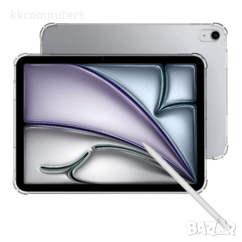 Apple iPad Air 11 2024 Силиконов Калъф TPU и Протектор, снимка 3 - Калъфи, кейсове - 50962824