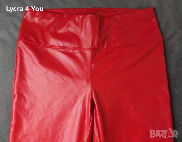 Rainbow S червен дамски клин от мека еко кожа, снимка 2 - Клинове - 50730218