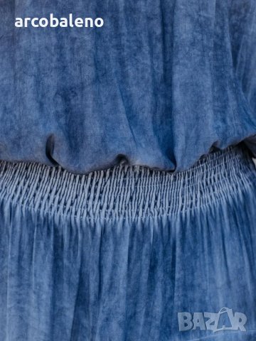 Празнична дамска рокля с нестандартна пола с кръгло деколте, снимка 8 - Рокли - 41047092