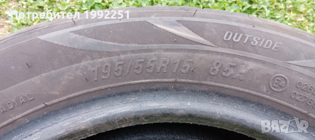 4бр летни гуми 195/55R15. Maxxis Mecotra3 DOT5118. 5.5 и 6mm дълбочина на шарката. Цената е за 4бр. , снимка 4 - Гуми и джанти - 36301958